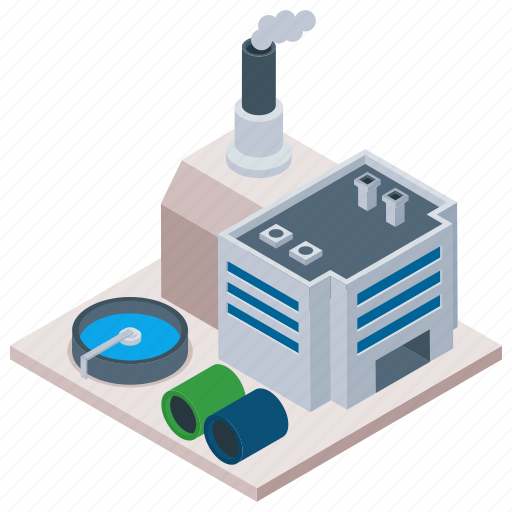 Commercial building, factory, factory building, manufacturing unit, mill, unit icon - Download on Iconfinder