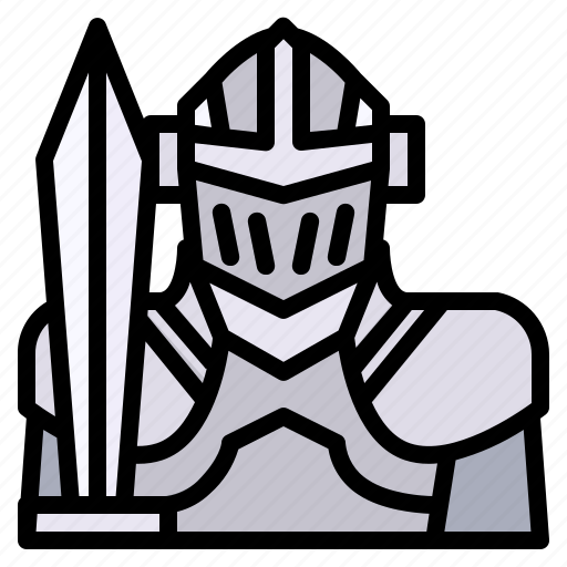 Knight, weapon, war, sword, military, fairytale, soldier icon - Download on Iconfinder