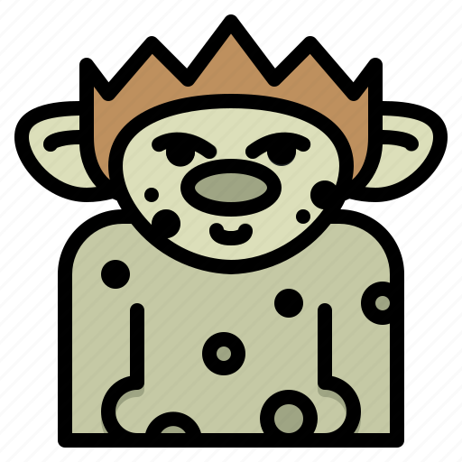 Troll, creature, monster, fairytale, scary icon - Download on Iconfinder
