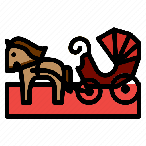 Fairytale, horse carriage, horse, vehicle icon - Download on Iconfinder