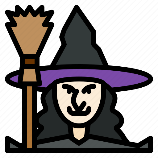 Witch, halloween, fairytale, wand, fantasy, broom icon - Download on Iconfinder