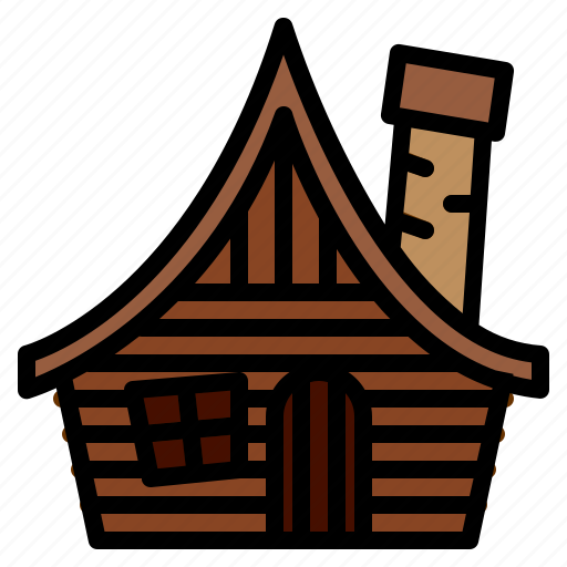 Wooden, house, home, fairytale, lodge icon - Download on Iconfinder