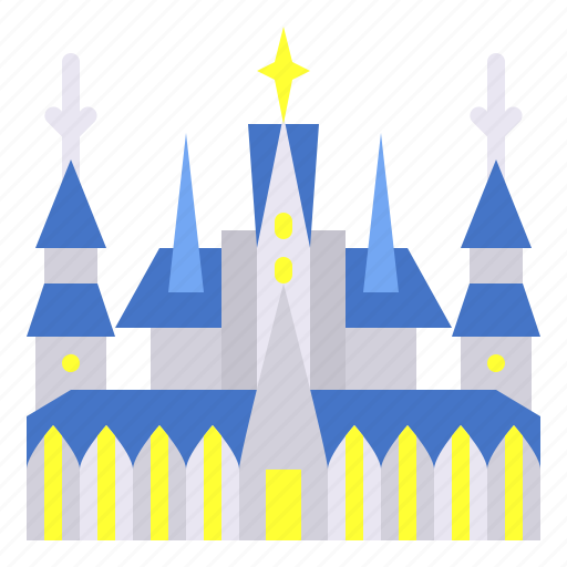 Castle, tower, building, fairytale, palace icon - Download on Iconfinder