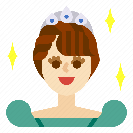 Princess, queen, crown, royal, fairytale icon - Download on Iconfinder