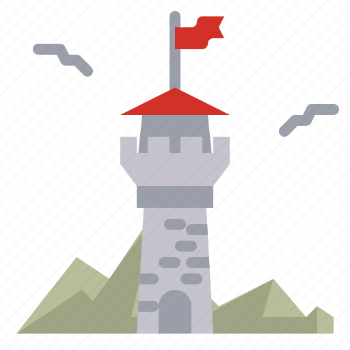 Tower, castle, fairytale, building icon - Download on Iconfinder