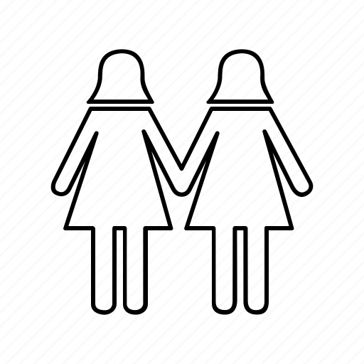 Love, marriage, lgbt, gay, girls, couple, lesbian icon - Download on Iconfinder