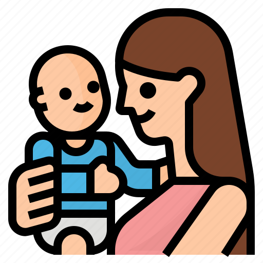 Baby, family, holding, mom icon - Download on Iconfinder