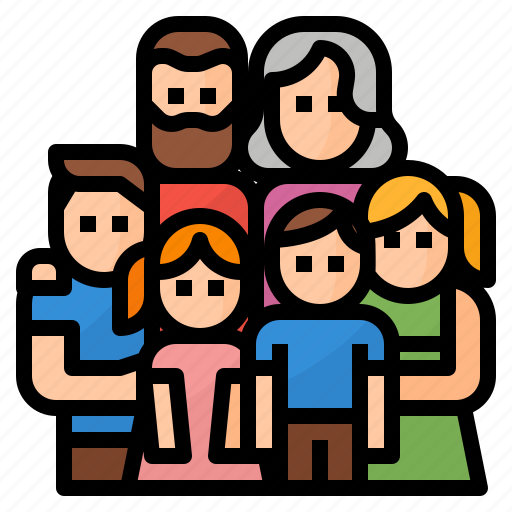 Extended, family, grandparent icon - Download on Iconfinder
