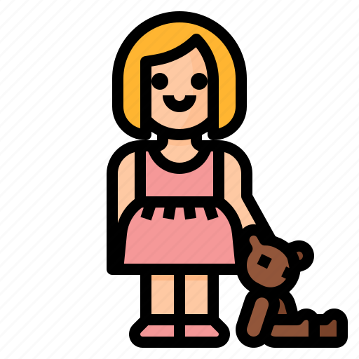 Child, daughter, family, kid icon - Download on Iconfinder