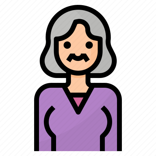Aunt, avatar, family, grandmother icon - Download on Iconfinder