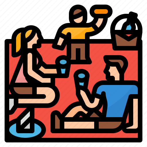 Family, park, picnic, sandwich icon - Download on Iconfinder