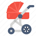 baby, family, pushchair, stroller