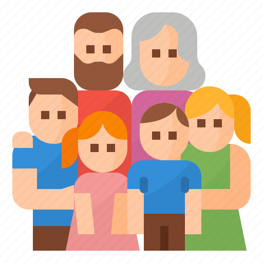 Big, extended, family, grandparent icon - Download on Iconfinder