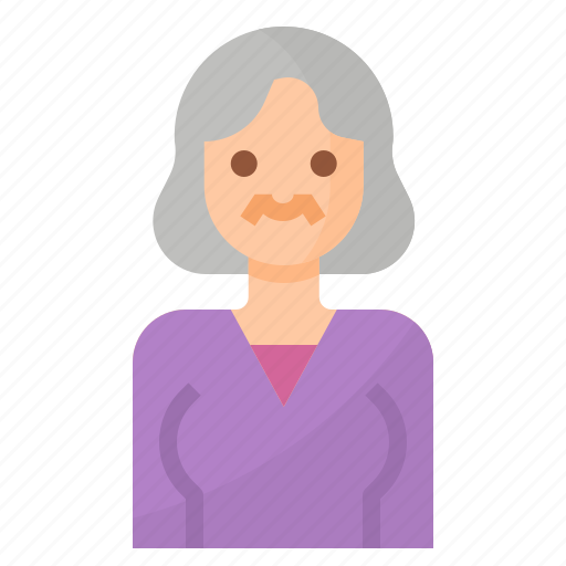 Aunt, avatar, family, grandmother icon - Download on Iconfinder