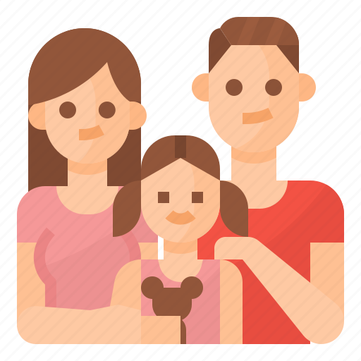 Daughter, family, father, mother icon - Download on Iconfinder