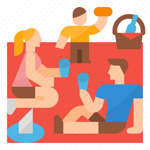 Family, park, picnic, sandwich icon - Download on Iconfinder
