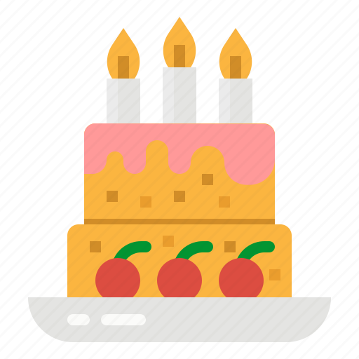 Bakery, birthday, cake, cakes, candles icon - Download on Iconfinder