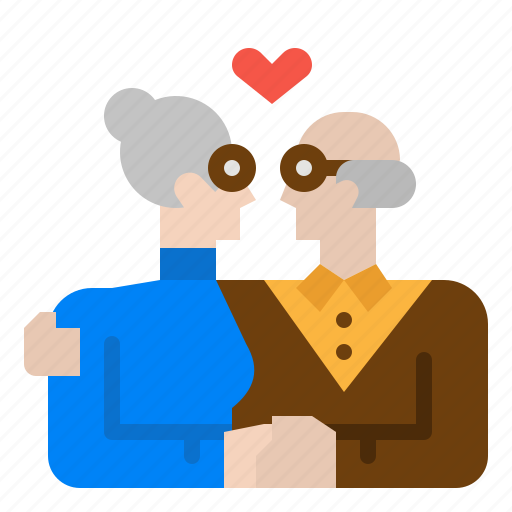 Couple, family, grandfather, grandmother, grandparents icon - Download on Iconfinder