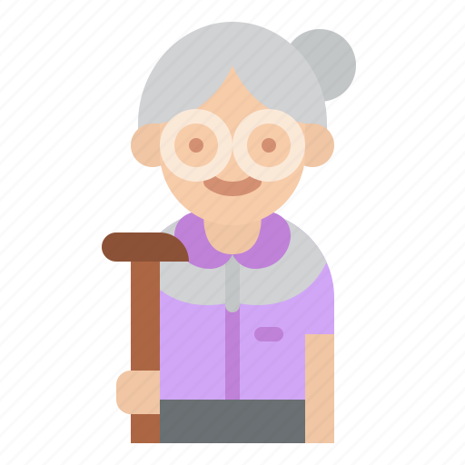 Family, grandmother, grandparent, old icon - Download on Iconfinder