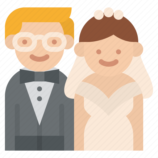 Bride, couple, groom, married icon - Download on Iconfinder