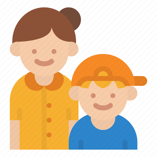 Family, mother, parent, son icon - Download on Iconfinder