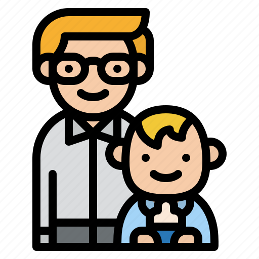 Baby, dad, family, father icon - Download on Iconfinder