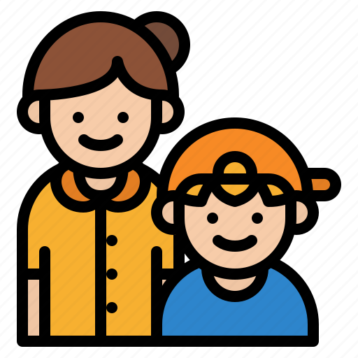Family, mother, parent, son icon - Download on Iconfinder