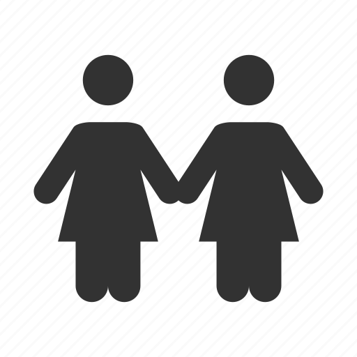 Lesbian, les, couple, relationship icon - Download on Iconfinder