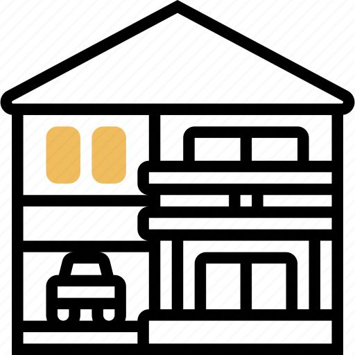 Home, estate, property, house, residential icon - Download on Iconfinder