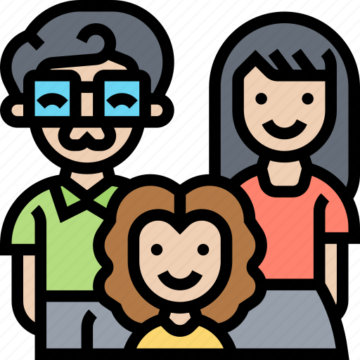 Adoption, family, child, parents, daughter icon - Download on Iconfinder