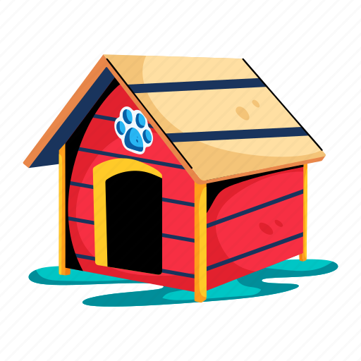 Dog kennel, dog house, dog home, pet house, dog shelter icon - Download on Iconfinder