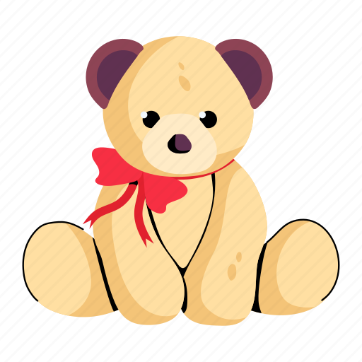 Plush toy, teddy bear, soft toy, baby toy, toy bear icon - Download on Iconfinder