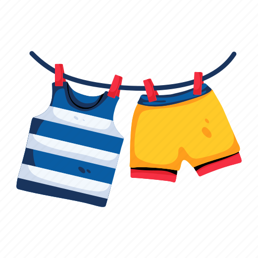 Kids clothes, baby clothes, drying clothes, laundry dry, hanging clothes icon - Download on Iconfinder