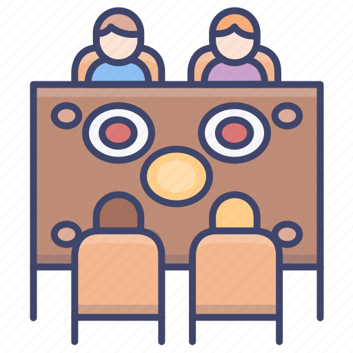 Dinner, table, family, members icon - Download on Iconfinder