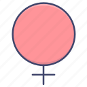gender, sign, female