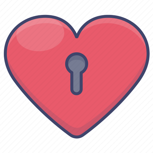 Heart, privacy, private, love icon - Download on Iconfinder