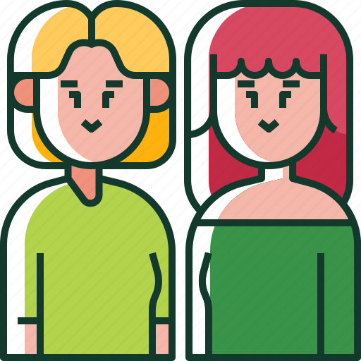 Love, family, woman, parents, female parents, happy, couple icon - Download on Iconfinder