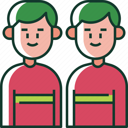 Twins, people, family, brothers, boys, happy, man icon - Download on Iconfinder