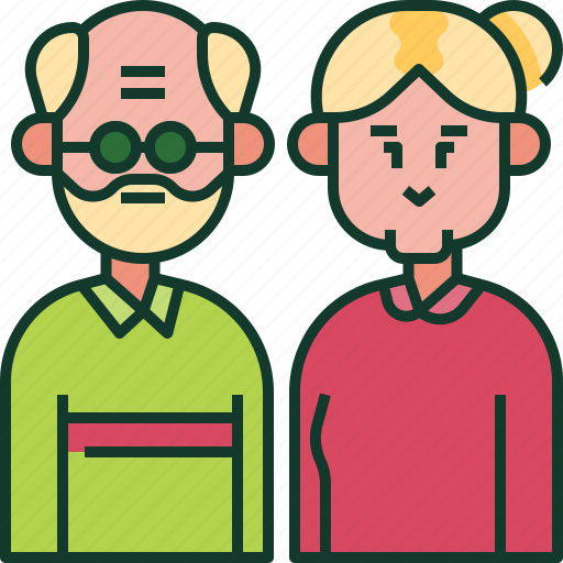 Family, grandparents, love, happy, grandfather, grandmother, people icon - Download on Iconfinder