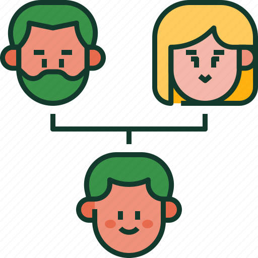 Hierarchy, parents tree, family tree, family, genealogy, relationship, relatives icon - Download on Iconfinder
