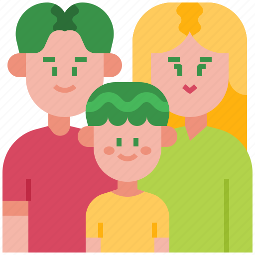 Family, happy, parents, child, kid, love, home icon - Download on Iconfinder