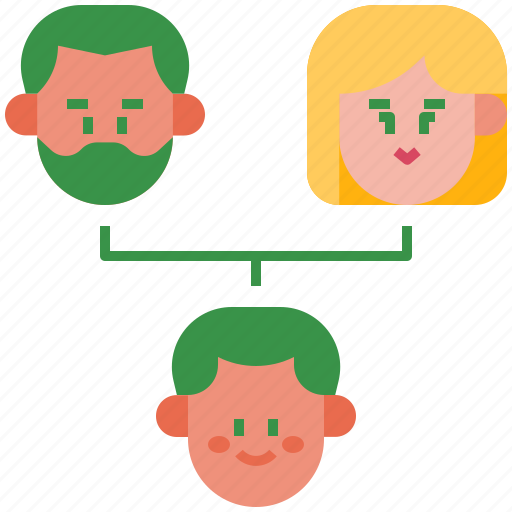 Family, family tree, parents tree, relationship, relatives, hierarchy, genealogy icon - Download on Iconfinder