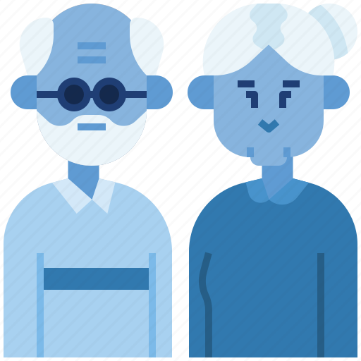 Grandmother, people, grandfather, grandparents, happy, love, family icon - Download on Iconfinder