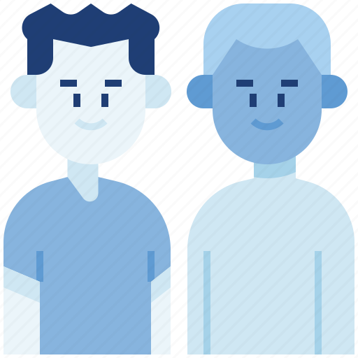 Couple, male parents, parents, man, happy, love, family icon - Download on Iconfinder