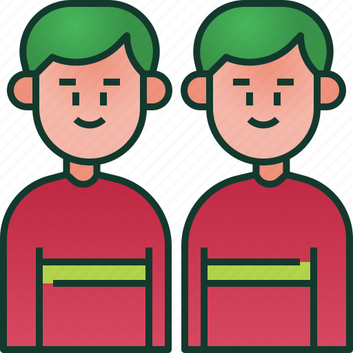 Brothers, happy, man, family, boys, people, twins icon - Download on Iconfinder