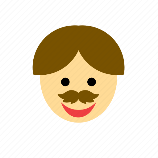 Face, man, moustache, mustache, people icon - Download on Iconfinder