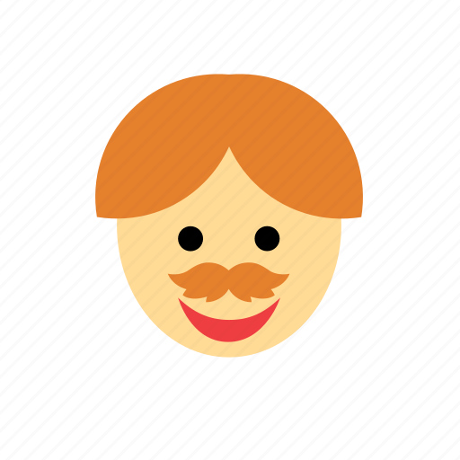 Face, ginger, man, moustache, mustache, people, redhead icon - Download on Iconfinder