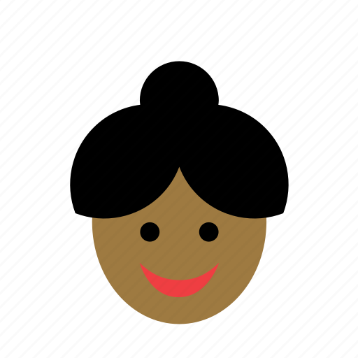 Avatar, black, color, face, people, person, woman icon - Download on Iconfinder