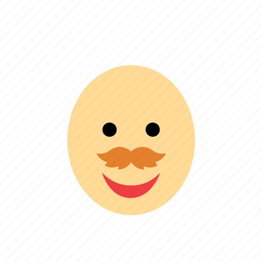 Bald, face, ginger, man, mustache, people, redhead icon - Download on Iconfinder