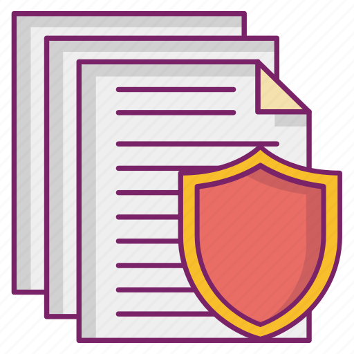 Encrypted passwords, files, important agreements, paper, protected, secure, trust deeds icon - Download on Iconfinder